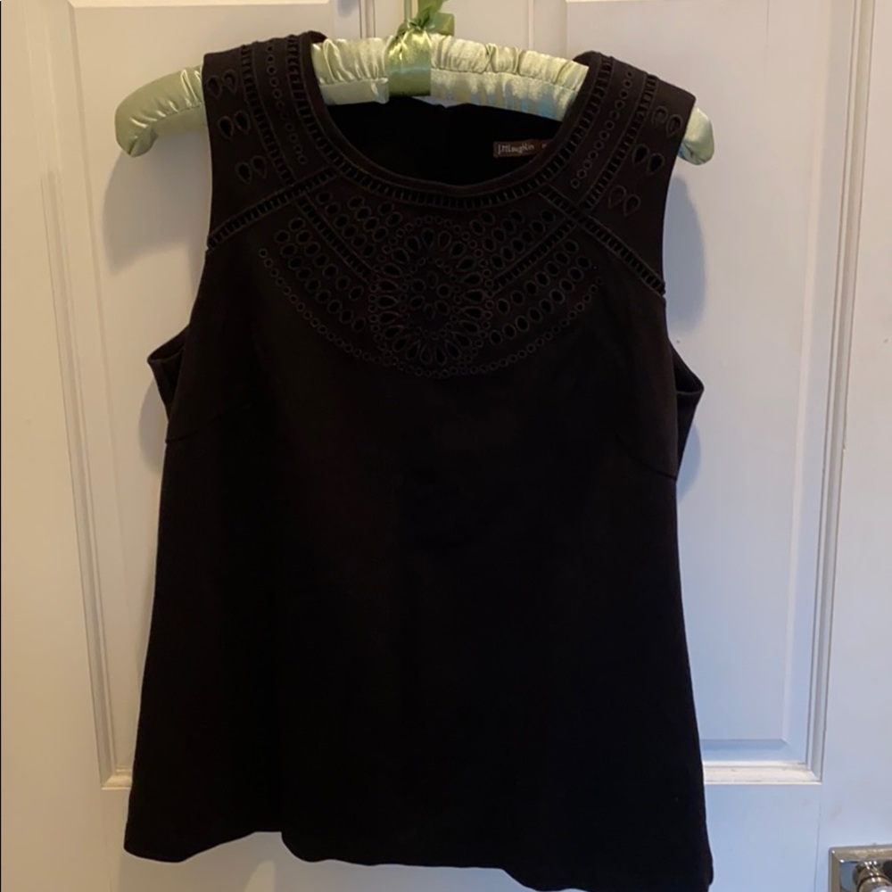 Ladies black J McLaughlin knit top